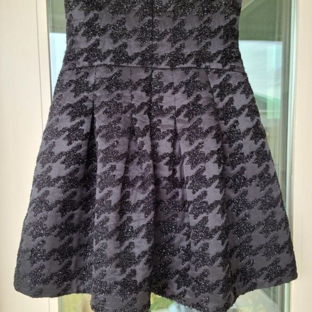 Ted Baker 'Caley' Sparkle‎ Jacquard Houndstooth Fit & Flare Dress - Picture 7 of 9